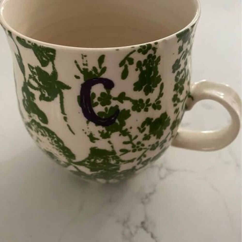 Anthropologie "C" coffee mug $10 Stamford